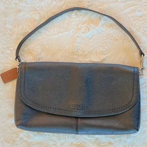 Coach Park Leather Large Flap Wristlet